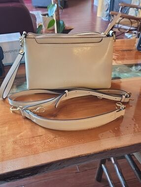 Kattee Genuie Leather Crossbody Bag with Adjustable Strap